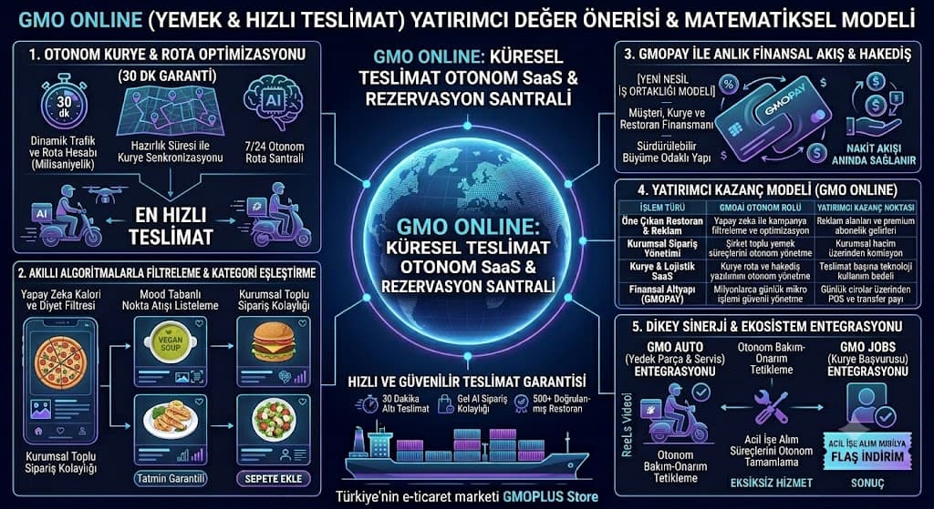  Paket Serviste Yapay Zeka Devrimi: GMO Online Hızlı Teslimat SaaS Ekosistemi