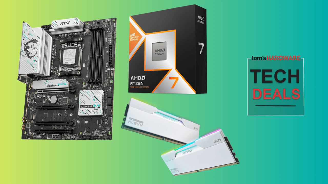 AMD Ryzen 7 9800X3D Bundle Deal: 32GB DDR5 + MSI B850 Wi-Fi 7 Motherboard Now on Amazon