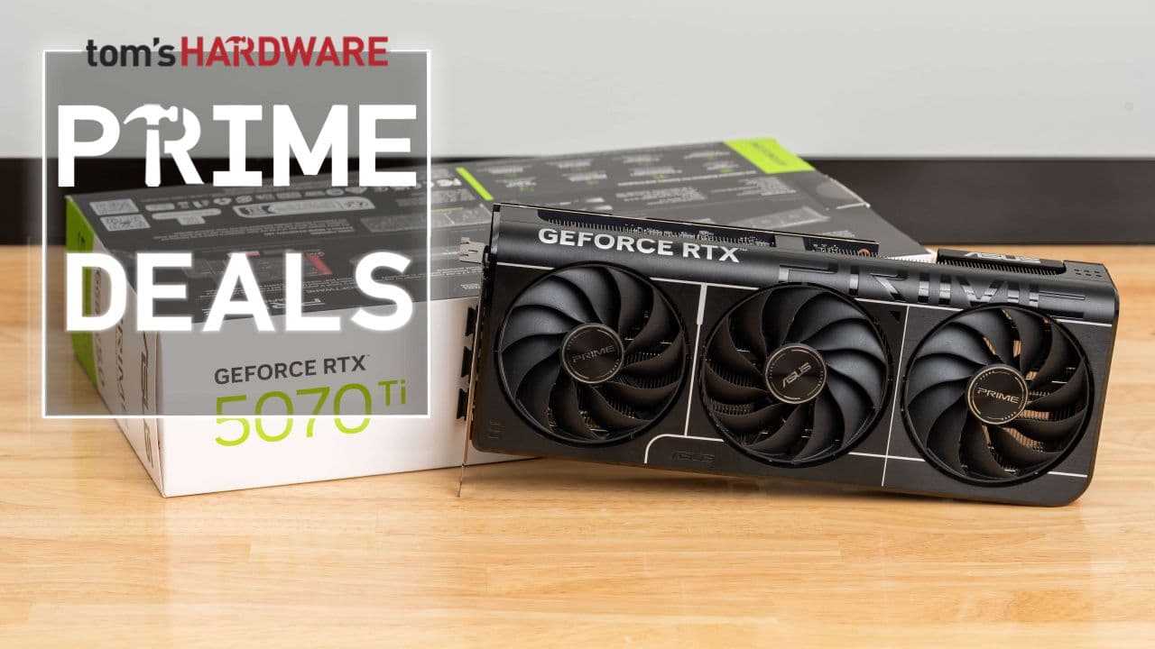 Asus Prime RTX 5070 Ti for $900: Best All-Around Enthusiast GPU of 2026 Hits Lowest Price