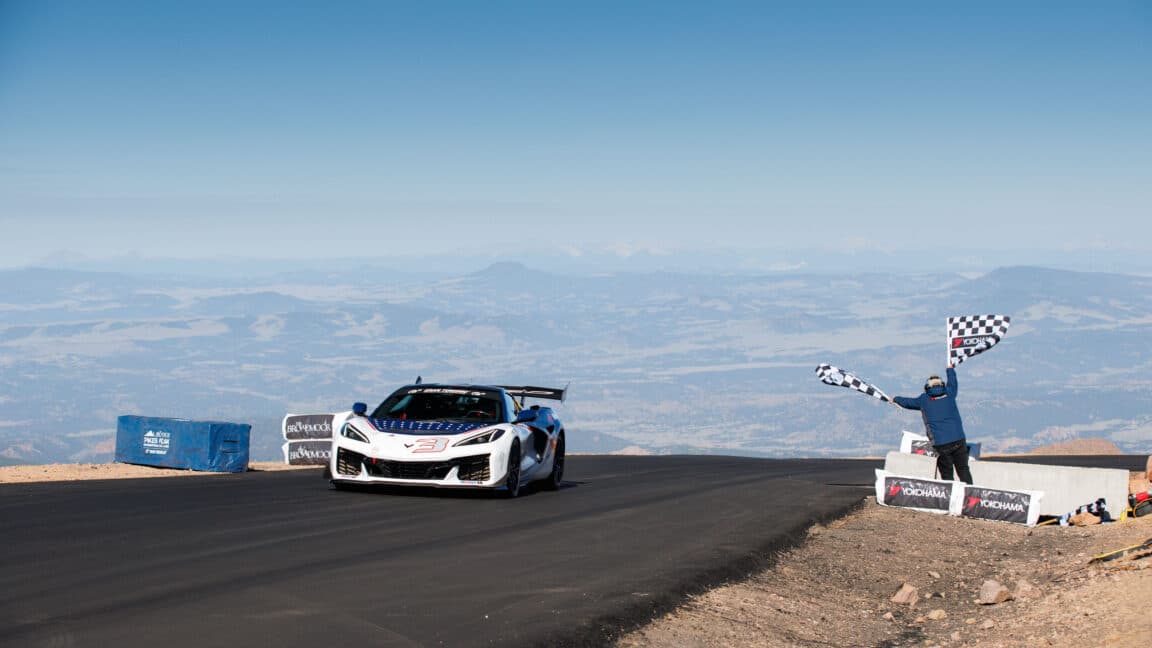 1,250 HP Hybrid Corvette Shatters Pikes Peak Production Car Record